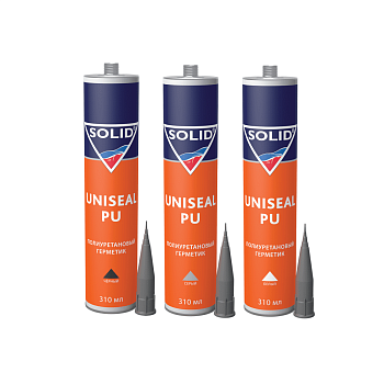 Герметик полиуретановый SOLID UNISEAL PU (310 мл) -  цвет: белый